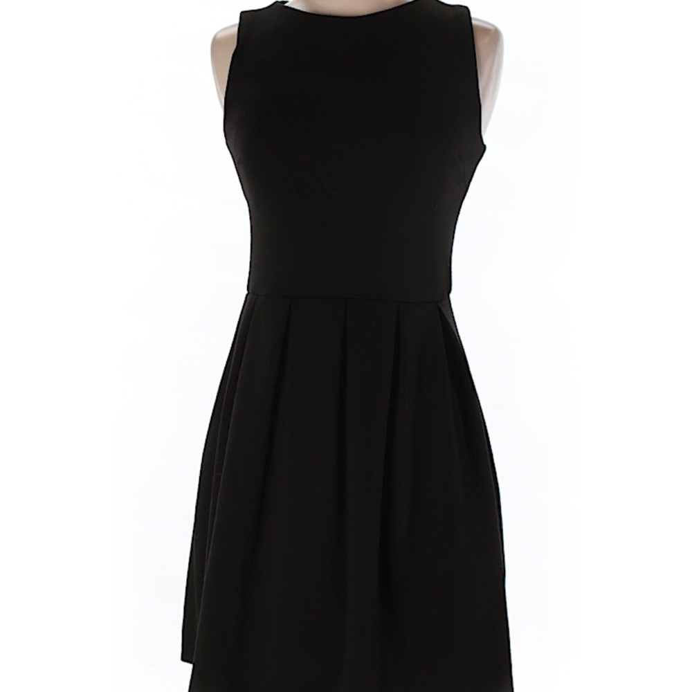 Aqua black dress